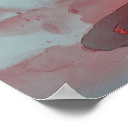 Das Witcher-Game-Artwork Poster (Ecke)