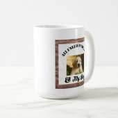 Das Witzige, was ich brauche, ist Kaffee und mein Kaffeetasse (VorderseiteRechts)