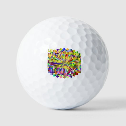 Das "Wo" des Zitats Golfball (Vorderseite)