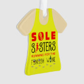 Das Wochenende der einzigen Schwester-Mädchen Ornament (Vorderseite)