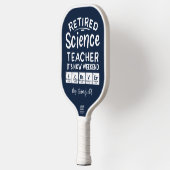 Das Wochenende für immer lehren ermüdete Wissensch Pickleball Schläger (Links)