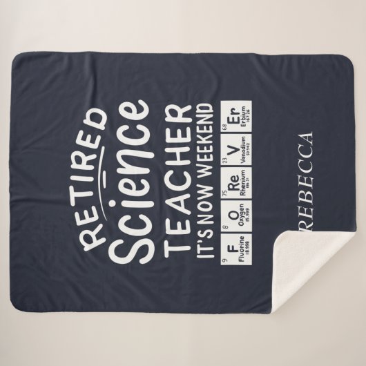 Das Wochenende für immer lehren ermüdete Wissensch Sherpadecke (Vorderseite (Horizontal))