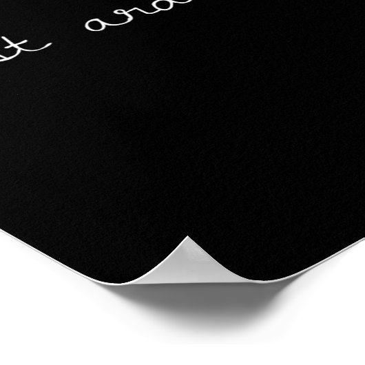 Das wohl bekannteste Zitat aus dem römischen Zeita Poster (Ecke)