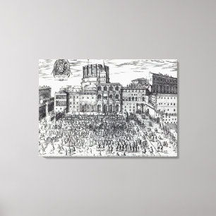 Das Wohl des Papstes Pius V Leinwanddruck