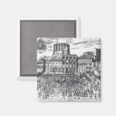 Das Wohl des Papstes Pius V Magnet (Vorderseite/Rückseite)