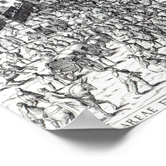 Das Wohl des Papstes Pius V Poster (Ecke)