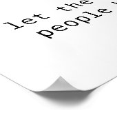 Das Wohlergehen der Menschen in Lateinamerika Zita Poster (Ecke)