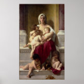 Das Wohltätigkeit Poster von Master Bouguereau (Vorne)