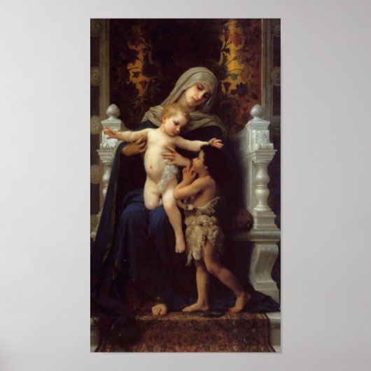 Das Wohltätigkeit Poster von Master Bouguereau (Vorne)
