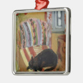 Das Wohnzimmer, 1920 Silbernes Ornament (Links)