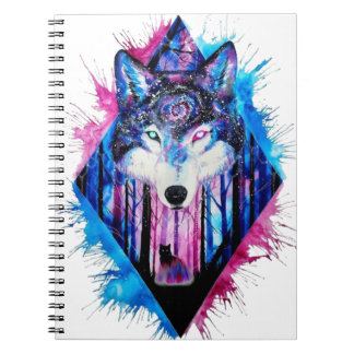 Das Wolf-Notizbuch Notizblock