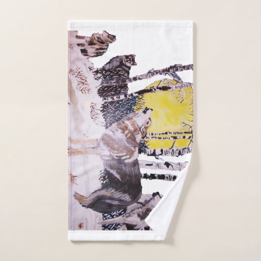 DAS WOLF PACK BADHANDTUCH SET (Handtuch)