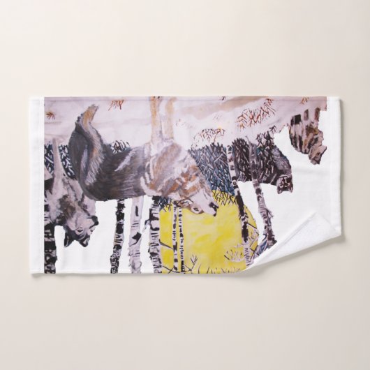 DAS WOLF PACK BADHANDTUCH SET (Handtuch)