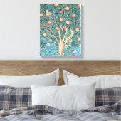 Das Woodpecker-Tapisserie, Details der Spechte Leinwanddruck (Insitu (Schlafzimmer))