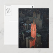 Das Woolworth-Gebäude Postkarte (Vorne/Hinten)