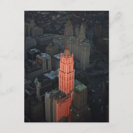 Das Woolworth-Gebäude Postkarte (Vorderseite)