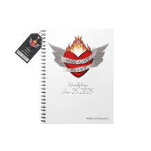 Das WORK LOVE BALANCE weiße Schrift-Lettering-Pad