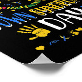 Das World Down Syndrome Day Awareness Socks Down R Poster (Ecke)