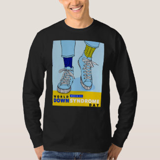 Das World Down Syndrome Day Awareness Socks Down R T-Shirt