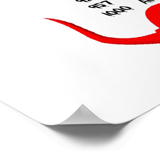 Das World Tour Poster (Ecke)