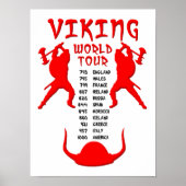 Das World Tour Poster (Vorne)