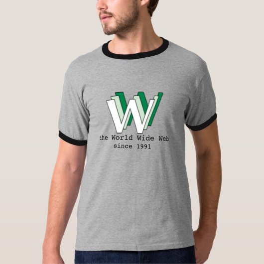 Das World Wide Web, seit 1991 - WWW-Shirt T-Shirt (Vorderseite)