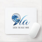 Das Wort "Catch The Blue Wave"-Abstimmung Kamala P Mousepad (Mit Mouse)