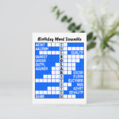 Das Wort des Sonnensystems Postkarte (Stehend Vorderseite)