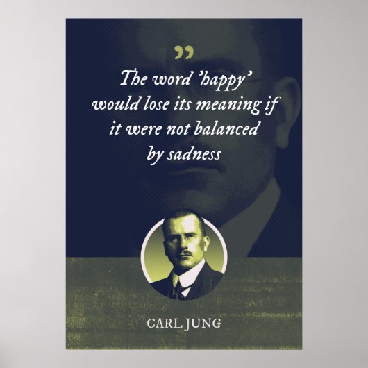 Das Wort "glücklich" würde seine Bedeutung verlier Poster (Vorne)