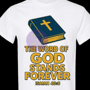 Das Wort GOD steht für immer - Christlich T-Shirt