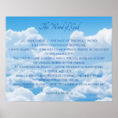 Das Wort Gottes Gedicht Poster (Vorne)