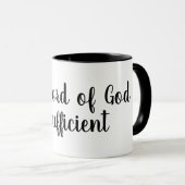 Das Wort Gottes ist ausreichend Tasse (VorderseiteRechts)