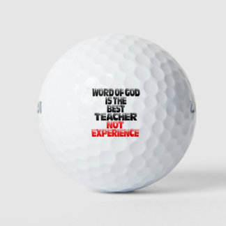 DAS WORT GOTTES IST DER BESTE LEHRER...NICHT ERFAH GOLFBALL