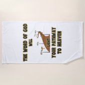 Das Wort Gottes wird das Badetuch leicht machen (Vorderseite)