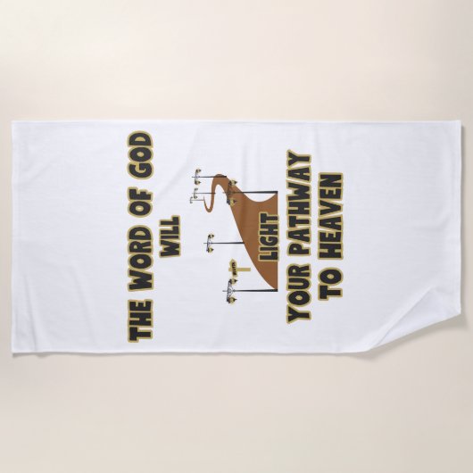 Das Wort Gottes wird das Badetuch leicht machen (Vorderseite)