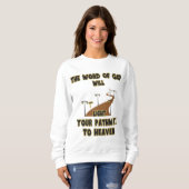Das Wort Gottes wird die Frauen beleuchten Sweatshirt (Vorne ganz)