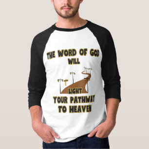 Das Wort Gottes wird die Menschen 3/4 leuchten las T-Shirt