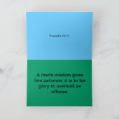 DAS WORT IN DEN SCRIPTURED GRUSS-KARTEN KARTE (Innenseite)