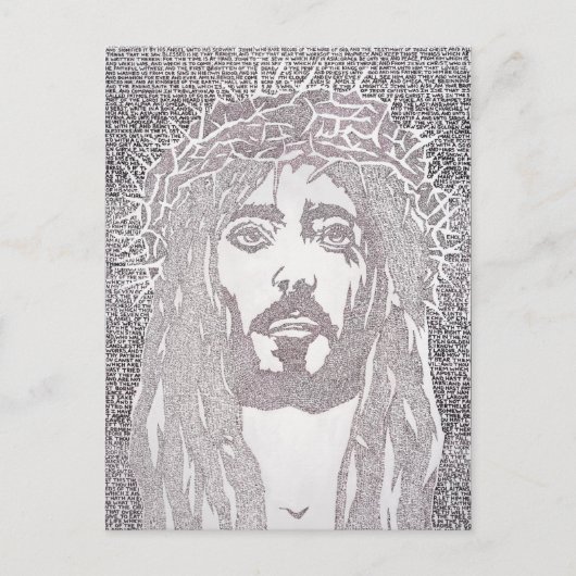 Das Wort ist Christus Postkarte (Vorderseite)