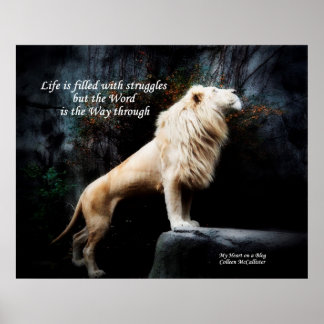 Das Wort ist der Weg durch Poster