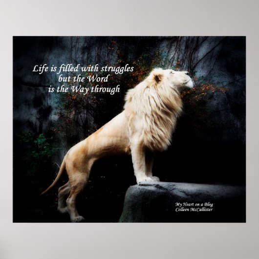 Das Wort ist der Weg durch Poster (Vorne)