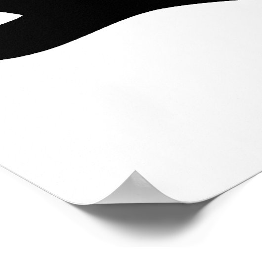 Das Wort Judo in Kanji Japanisch Poster (Ecke)