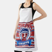 das Wort krispin als Logo Schürze (InSitu)