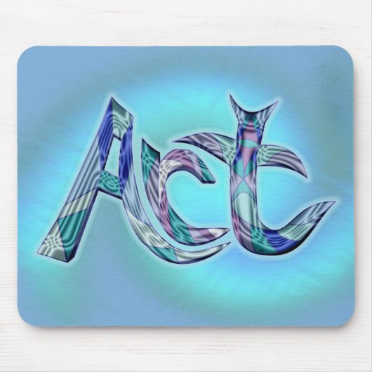 Das Wort Mousepad (Vorne)