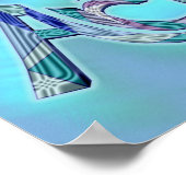 Das Wort Poster (Ecke)