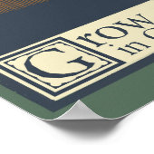 Das Wort Poster (Ecke)