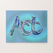 Das Wort Puzzle (Horizontal)