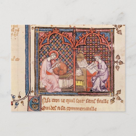 Das Wort, Schöpfer der Welt und der Autor Postkarte (Vorderseite)