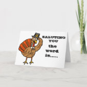 DAS WORT SIND SIE **STUFE EINE HÜBSCHE GEMEINE TÜR KARTE (Vorderseite)