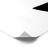 Das Wort Taekwondo in koreanischer Schrift Poster (Ecke)